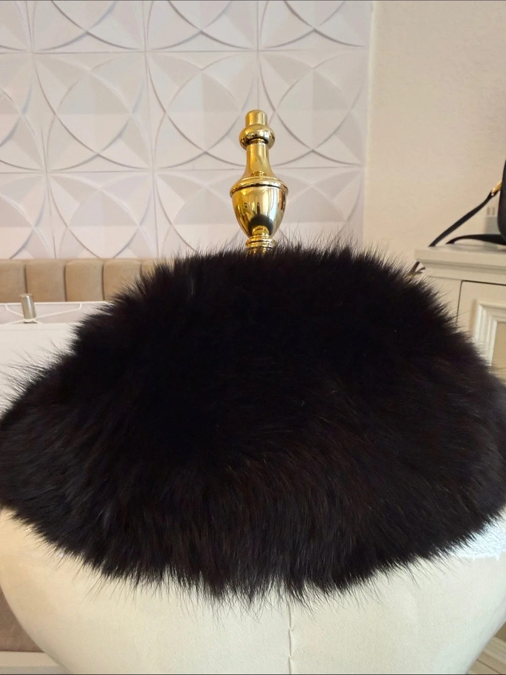 Real Fox fur thick collar